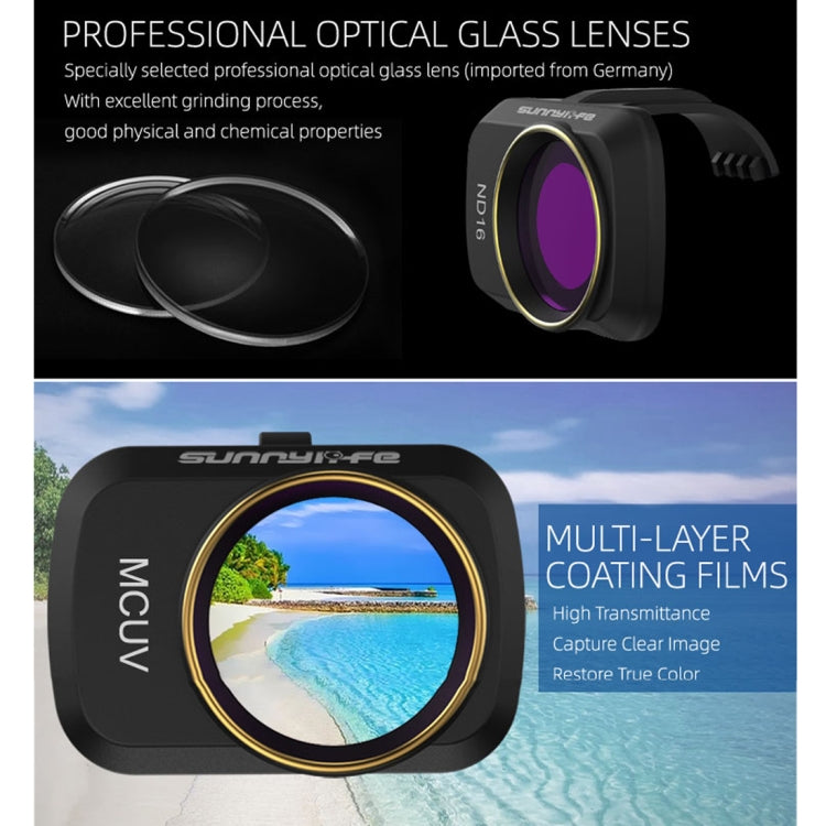 Sunnylife MM-FI9258 For DJI Mavic Mini / Mini 2 6 In 1 Drone MCUV+CPL+ND4+ND8+ND16+ND32 Lens Filter - free shipping - PMC TechLife - Order now!