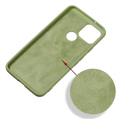 For Google Pixel 4a 5G Pure Color Liquid Silicone Shockproof Full Coverage Case(Green) - Google Cases by PMC Jewellery | Online Shopping South Africa | PMC Jewellery