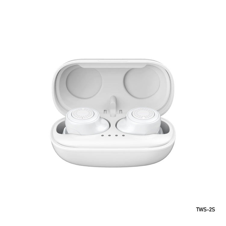 REMAX TWS-2S Bluetooth 5.0 Stereo True Wireless Bluetooth Earphone with Charging Box(White) - TWS Earphone by REMAX | Online Shopping South Africa | PMC Jewellery