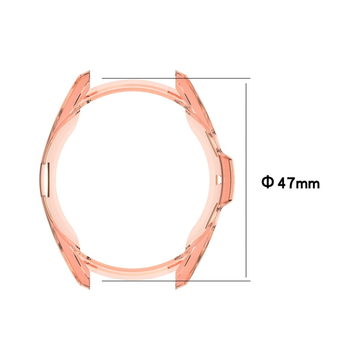 For Samsung Galaxy Watch 3 41mm Electroplating Hollow Half-pack TPU Protective Case(Black) - Watch Cases by ENKAY | Online Shopping South Africa | PMC TechLife | Buy Now Pay Later Mobicred