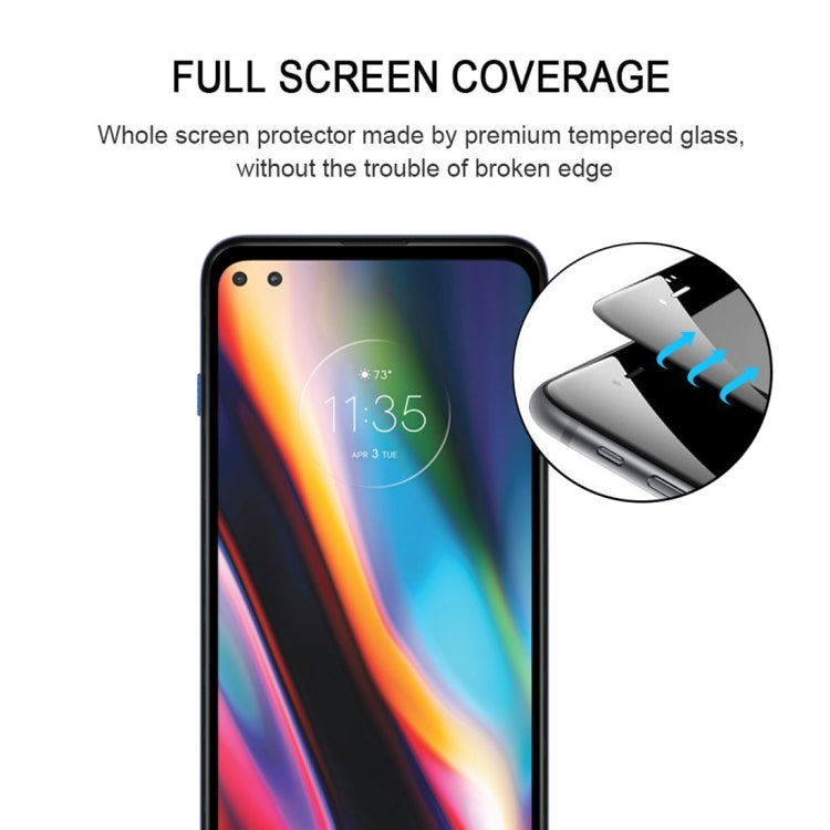 For Motorola Moto G 5G Plus Full Glue Full Screen Tempered Glass Film - Motorola Tempered Glass by PMC Jewellery | Online Shopping South Africa | PMC Jewellery