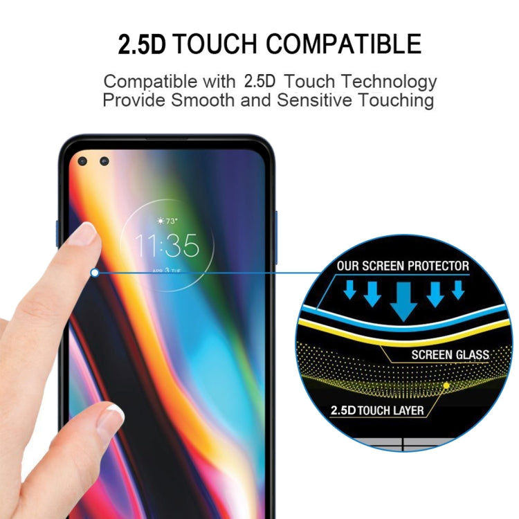 For Motorola Moto G 5G Plus Full Glue Full Screen Tempered Glass Film - Motorola Tempered Glass by PMC Jewellery | Online Shopping South Africa | PMC Jewellery