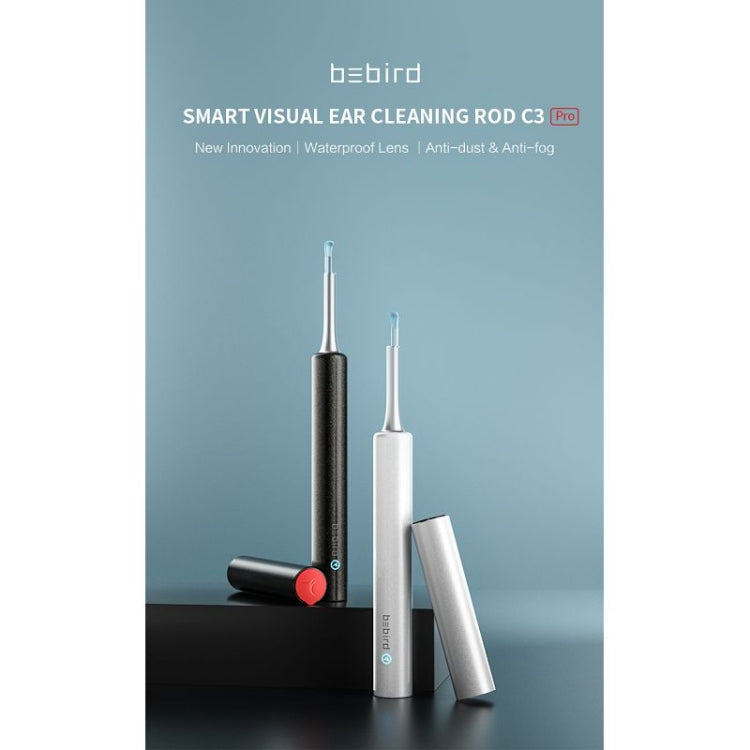 Bebird C3 Pro 2.4G 3.5mm Wireless Wifi High-definition Visual Ear Spoon 3 Million Pixels Out Ear Visual Ear Spoon(Black) - free shipping - PMC TechLife - Order now!