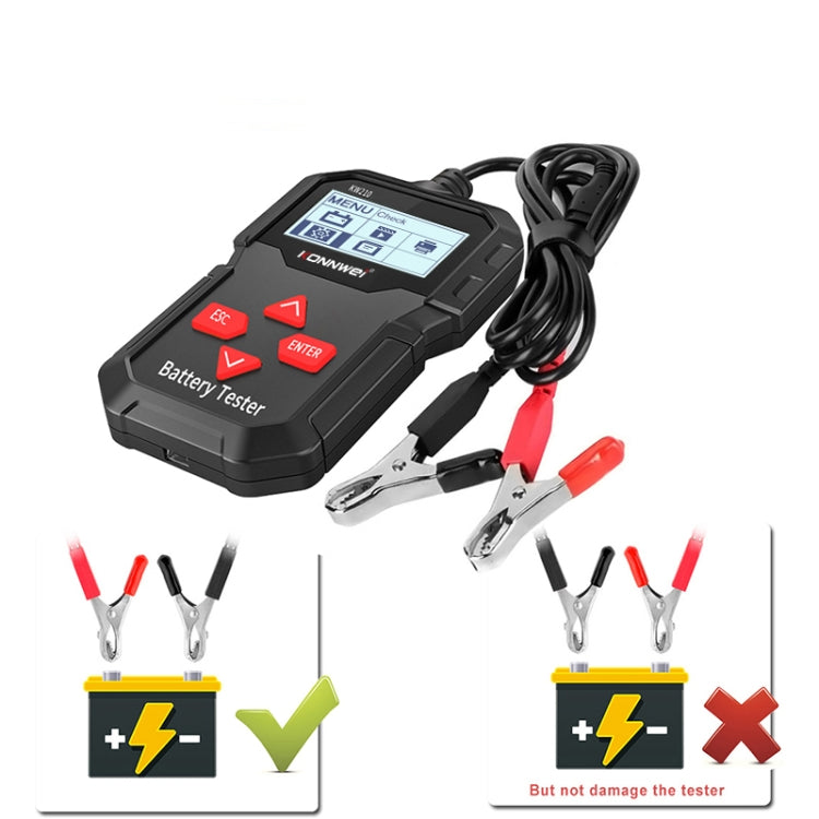 KONNWEI KW210 Car Battery Test Battery Capacity Resistance Battery Detector - Code Readers & Scan Tools by KONNWEI | Online Shopping South Africa | PMC Jewellery