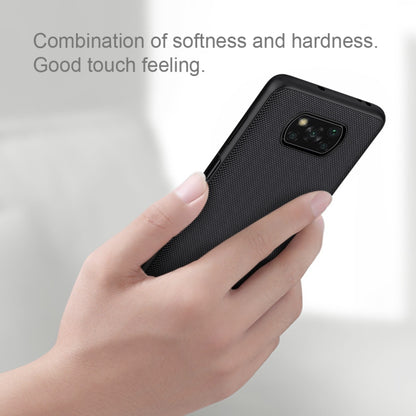 For Xiaomi Mi Poco X3 / NFC NILLKIN Shockproof TPU + PC Textured Protective Case(Black) - Xiaomi Cases by NILLKIN | Online Shopping South Africa | PMC Jewellery