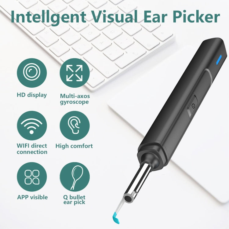 H02006 WiFi Smart Visual Ear Pick HD Digital Mouth Nose Ear Endoscope (White) - Ear Care Tools by PMC Jewellery | Online Shopping South Africa | PMC Jewellery