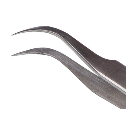 BEST BST-15L Brushed stainless steel tweezers - Tweezers by BEST | Online Shopping South Africa | PMC Jewellery