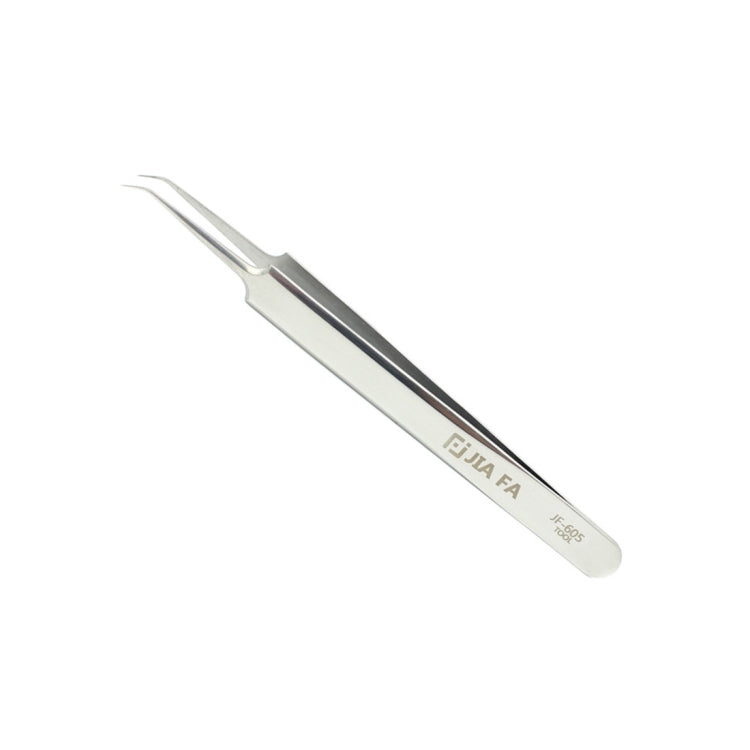 JIAFA JF-605 Stainless Steel Curved Tip Tweezers - Tweezers by JIAFA | Online Shopping South Africa | PMC Jewellery