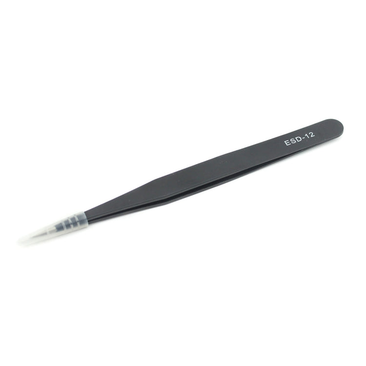 JIAFA JF-603 Straight Tip Tweezers (Black) - Tweezers by JIAFA | Online Shopping South Africa | PMC TechLife