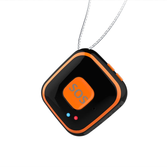 V28 Necklace Style GSM Mini LBS WiFi AGPS Tracker SOS Communicator(Black) - Personal Tracker by PMC Jewellery | Online Shopping South Africa | PMC Jewellery