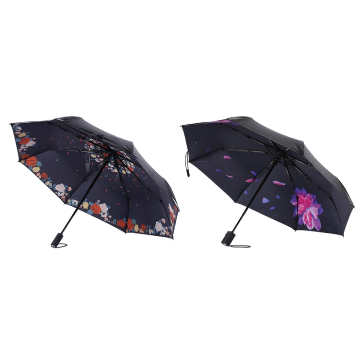 WK WT-U3 Sunny and Rainy Sunscreen and UV Protection Folding Automatic Umbrella(Moon Purple) - Umbrellas by WK | Online Shopping South Africa | PMC Jewellery | Buy Now Pay Later Mobicred