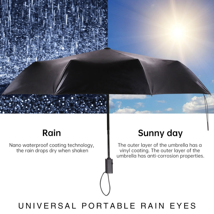 WK WT-U3 Sunny and Rainy Sunscreen and UV Protection Folding Automatic Umbrella(Moon Purple) - Umbrellas by WK | Online Shopping South Africa | PMC Jewellery | Buy Now Pay Later Mobicred