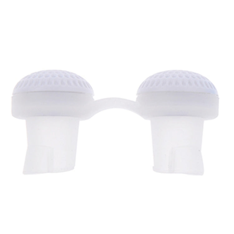 2 PCS 2 in 1 ABS Silicone Anti Snoring Air Purifier(White) - Anti Snoring Tools by PMC TechLife | Online Shopping South Africa | PMC TechLife