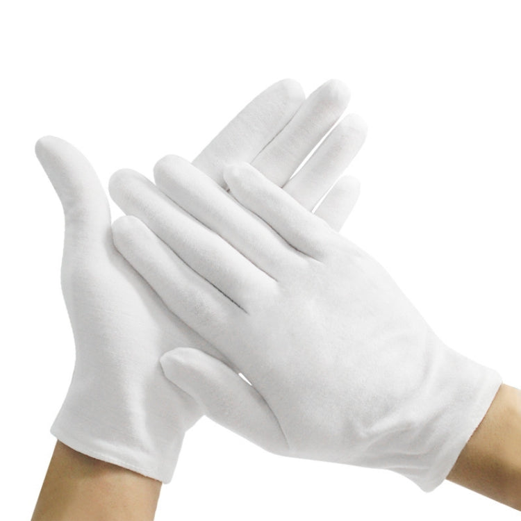 12 Pairs Pure Cotton Working Gloves, Thin Section - free shipping - PMC TechLife - Order now!
