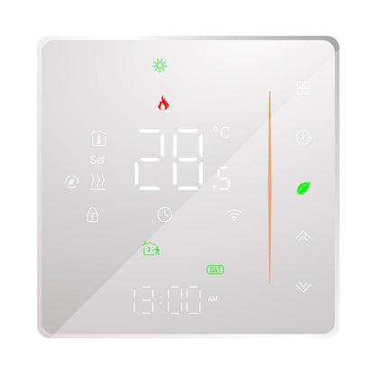 BHT-006GALW 95-240V AC 5A Smart Home Heating Thermostat for EU Box, Control Water Heating with Only Internal Sensor & WiFi Connection (White) - Thermostat & Thermometer by PMC Jewellery | Online Shopping South Africa | PMC Jewellery