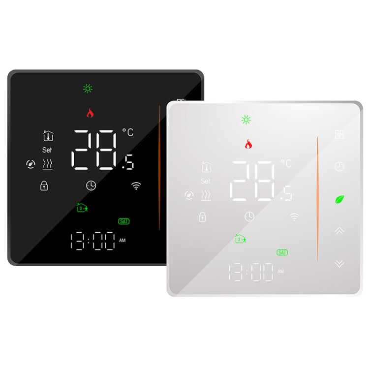 BHT-006GBLW 95-240V AC 16A Smart Home Heating Thermostat for EU Box, Control Electric Heating with Only Internal Sensor & External Sensor & WiFi Connection (Black) - Thermostat & Thermometer by PMC Jewellery | Online Shopping South Africa | PMC Jewellery