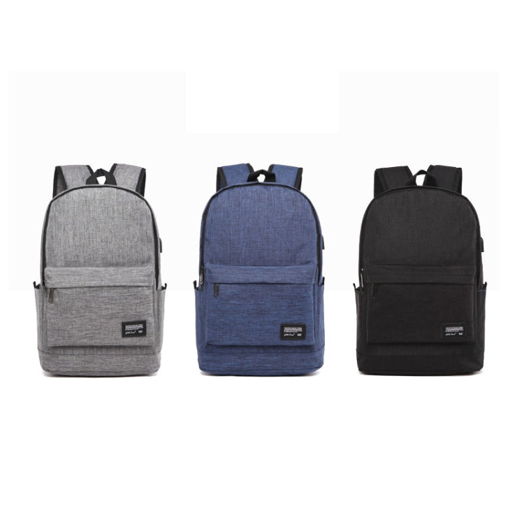 Universal Multi-Function Oxford Cloth Laptop Shoulders Bag Backpack with External USB Charging Port, Size: 45x31x16cm, For 15.6 inch and Below Macbook, Samsung, Lenovo, Sony, DELL Alienware, CHUWI, ASUS, HP(Blue) - Backpack by PMC Jewellery | Online Shopping South Africa | PMC Jewellery