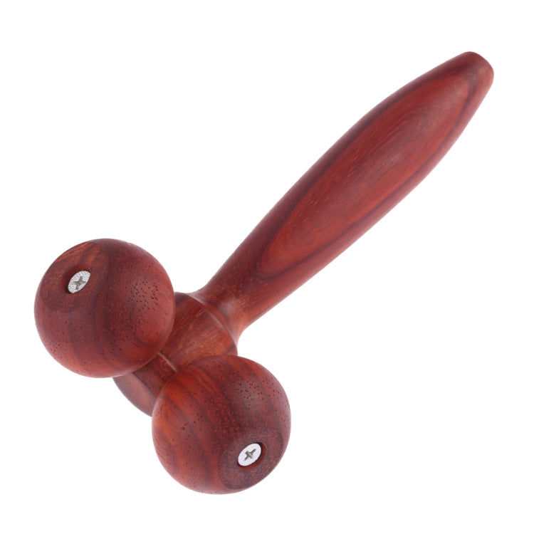 Wenge Solid Wood Manual Roller Massager (Red) - Massage & Relaxation by PMC Jewellery | Online Shopping South Africa | PMC Jewellery