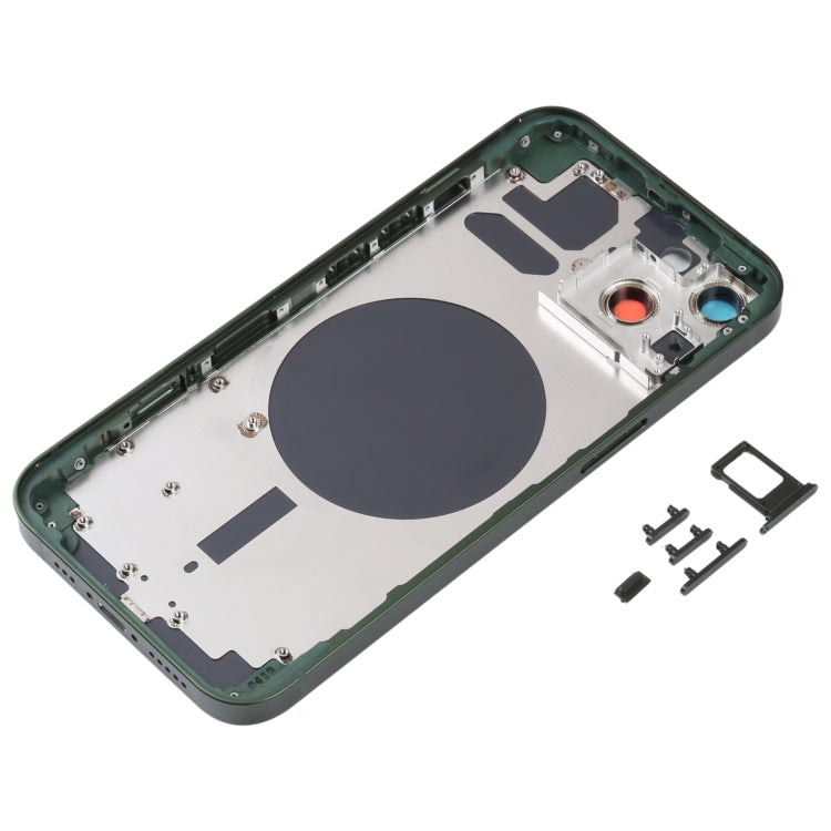 Back Housing Cover with SIM Card Tray & Side  Keys & Camera Lens for iPhone 13(Green) - Back Cover by PMC TechLife | Online Shopping South Africa | PMC TechLife | Buy Now Pay Later Mobicred