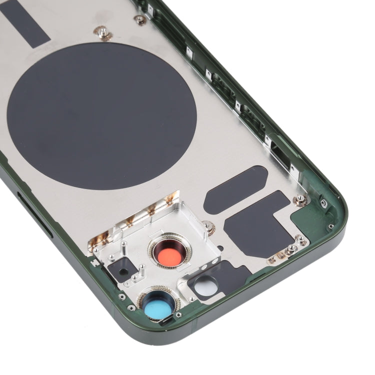 Back Housing Cover with SIM Card Tray & Side  Keys & Camera Lens for iPhone 13(Green) - Back Cover by PMC TechLife | Online Shopping South Africa | PMC TechLife | Buy Now Pay Later Mobicred