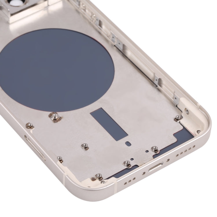 Back Housing Cover with SIM Card Tray & Side  Keys & Camera Lens for iPhone 13(White) - Back Cover by PMC TechLife | Online Shopping South Africa | PMC TechLife | Buy Now Pay Later Mobicred