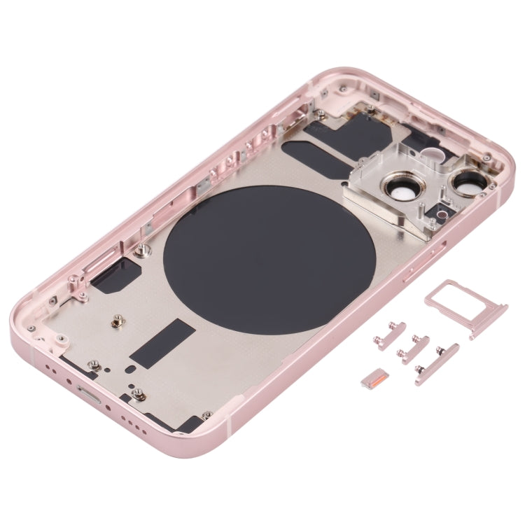 Back Housing Cover with SIM Card Tray & Side  Keys & Camera Lens for iPhone 13 Mini(Gold) - Back Cover by PMC TechLife | Online Shopping South Africa | PMC TechLife | Buy Now Pay Later Mobicred