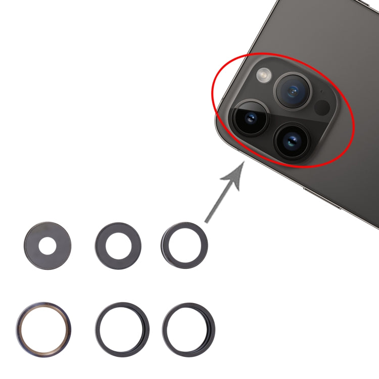 For iPhone 14 Pro Max Camera Lens Cover(Black) - free shipping - PMC TechLife - Order now!