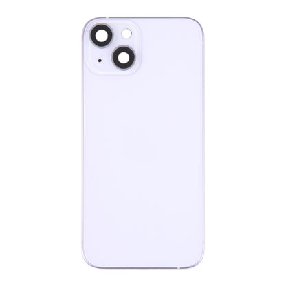 For iPhone 14 Battery Back Cover with Middle Frame / Side Keys(Purple) -  by PMC Jewellery | Online Shopping South Africa | PMC Jewellery