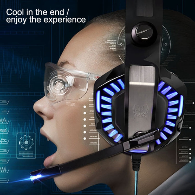 KOTION EACH G2000 Stereo Bass Gaming Headphone with Microphone & LED Light, For PS4, Smartphone, Tablet, Computer, Notebook(Red) - free shipping - PMC TechLife - Order now!