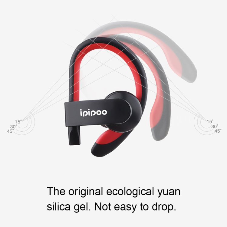 ipipoo iL98BL Ear-hung Bluetooth Headset(Blue) - Neck-mounted Earphone by ipipoo | Online Shopping South Africa | PMC Jewellery