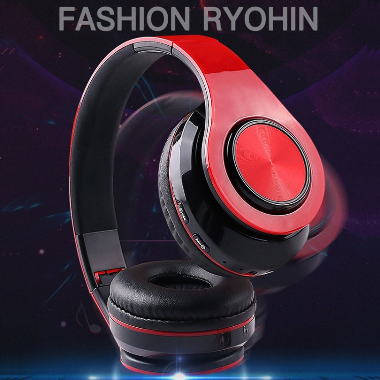 B39 Wireless Bluetooth V5.0 Headset (Black Red) - Headset & Headphone by PMC TechLife | Online Shopping South Africa | PMC TechLife