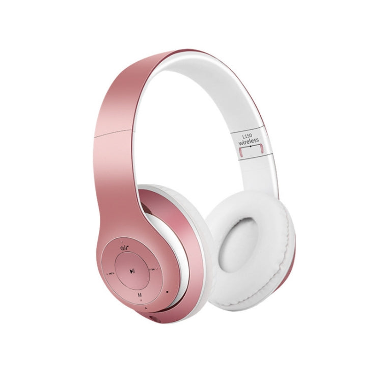 L150 Wireless Bluetooth V5.0 Headset (Rose Gold) - Headset & Headphone by PMC Jewellery | Online Shopping South Africa | PMC Jewellery