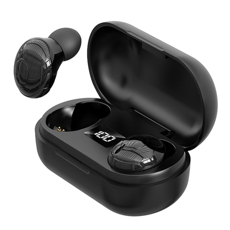 T8 TWS Intelligent Noise Cancelling IPX6 Waterproof Bluetooth Earphone with Magnetic Charging Box & Digital Display, Support Automatic Pairing & HD Call & Voice Assistant(Black) - TWS Earphone by PMC Jewellery | Online Shopping South Africa | PMC Jewellery