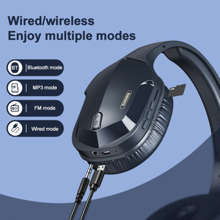 REMAX RB-750HB Wireless Gaming Bluetooth V5.0 Headphone(Black) - Headset & Headphone by REMAX | Online Shopping South Africa | PMC Jewellery