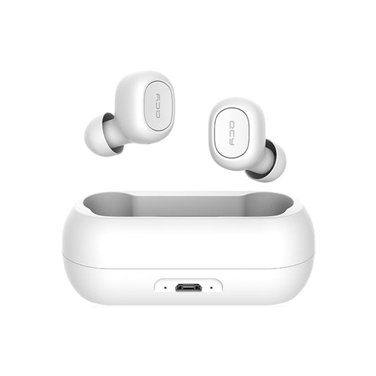 Original Xiaomi Youpin QCY-T1C TWS Bluetooth V5.0 Wireless In-Ear Earphones with Charging Box(White) - TWS Earphone by Xiaomi | Online Shopping South Africa | PMC Jewellery