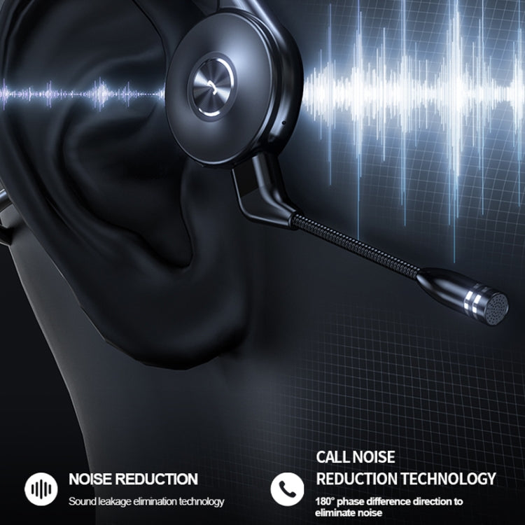 M-1 Back-mounted Touch Noise Reduction Bone Conduction Bluetooth Earphone with Detachable Microphone (Pink) - Headset & Headphone by PMC TechLife | Online Shopping South Africa | PMC TechLife