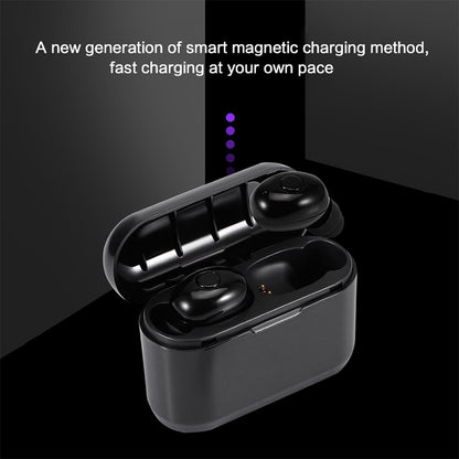 DT-4 IPX Waterproof Bluetooth 5.0 Wireless Bluetooth Earphone with 350mAh Magnetic Charging Box, Support for Calling(Rose Gold) - Bluetooth Earphone by PMC Jewellery | Online Shopping South Africa | PMC Jewellery