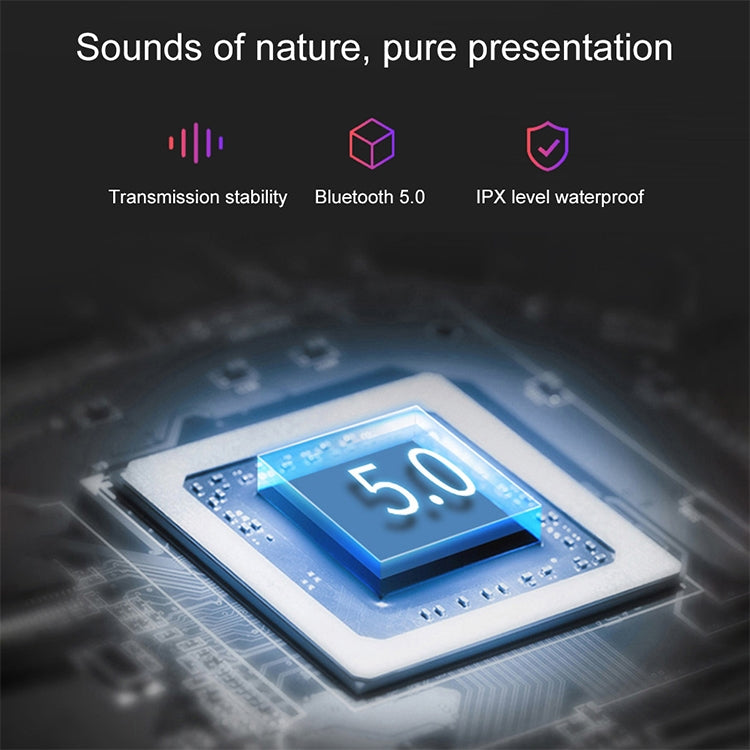 DT-5 IPX Waterproof Bluetooth 5.0 Wireless Bluetooth Earphone with Magnetic Charging Box, Support Call & Power Bank Function(White) - Bluetooth Earphone by PMC TechLife | Online Shopping South Africa | PMC TechLife