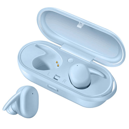 DT-7 IPX Waterproof Bluetooth 5.0 Wireless Bluetooth Earphone with 300mAh Magnetic Charging Box, Support Call(Blue) - Bluetooth Earphone by PMC Jewellery | Online Shopping South Africa | PMC Jewellery