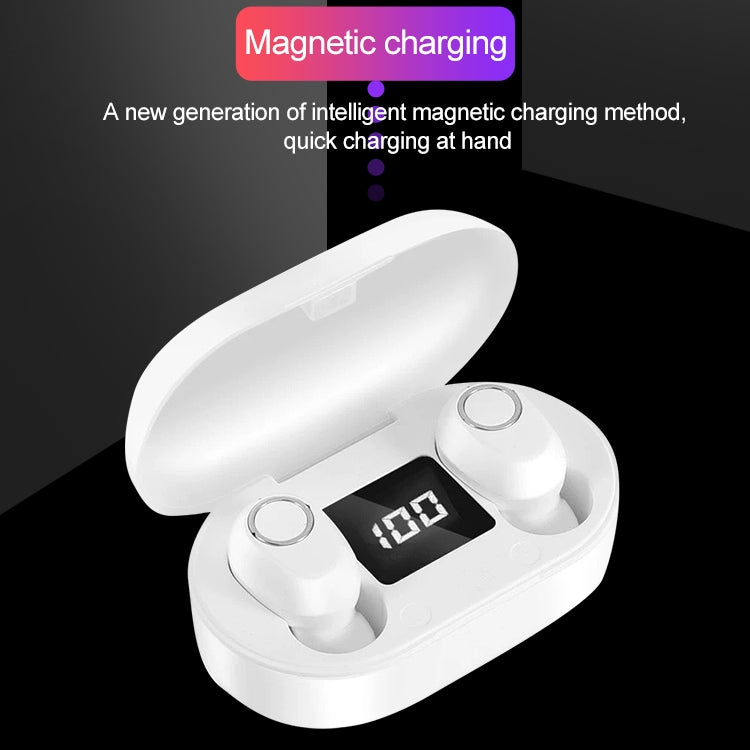 DT-13 Wireless Two Ear Bluetooth Headset Supports Touch & Smart Magnetic Charging(Pink) - Bluetooth Earphone by PMC TechLife | Online Shopping South Africa | PMC TechLife