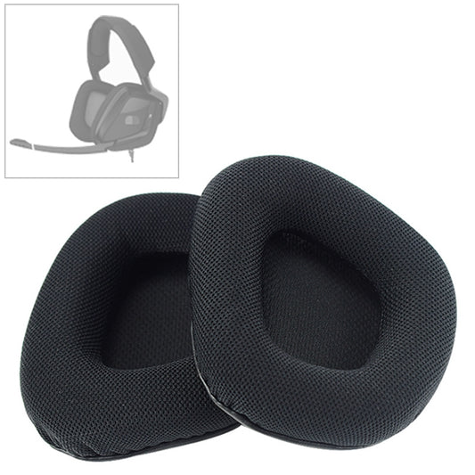 2 Pairs For Corsair Void RGB Pro Headphone Cushion Mesh Cloth Cover Earmuffs Replacement Earpads - Earmuff & Pad by PMC Jewellery | Online Shopping South Africa | PMC Jewellery