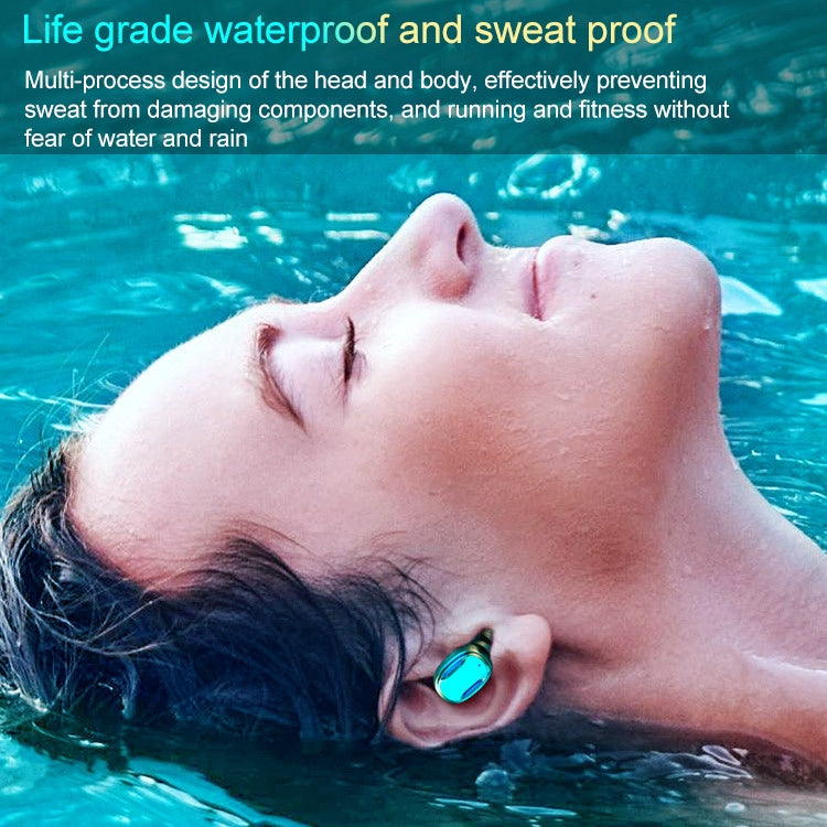 A22 English Version Pull-out Digital Display Bluetooth Earphone with Magnetic Charging Box, Support Touch Light & Power Bank (White) - Bluetooth Earphone by PMC TechLife | Online Shopping South Africa | PMC TechLife