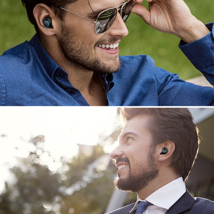 S5 Twins Sports Magnetic Ear-in TWS Bluetooth V5.0 Wireless Earphones(Gold) - TWS Earphone by PMC Jewellery | Online Shopping South Africa | PMC Jewellery