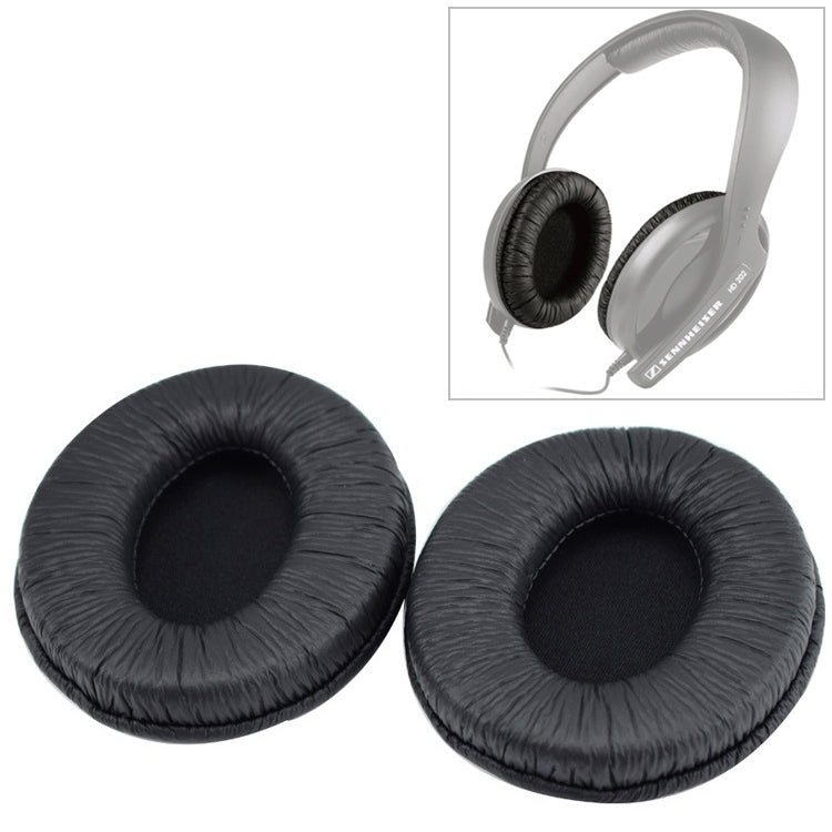 2 PCS For Sennheiser HD202 / HD212 / HD437 / HD447 / HD457 / HD497 Headphone Cushion Sponge Cover Earmuffs Replacement Earpads - Earmuff & Pad by PMC Jewellery | Online Shopping South Africa | PMC Jewellery