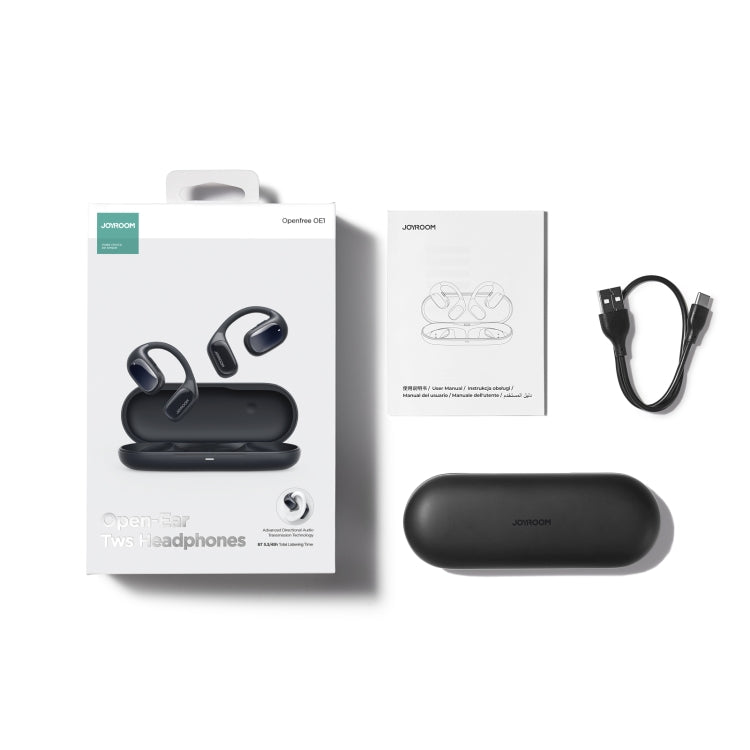 JOYROOM JR-OE1 Waterproof True Wireless Noise Reduction Bluetooth Earphone (Black) - Bluetooth Earphone by JOYROOM | Online Shopping South Africa | PMC Jewellery