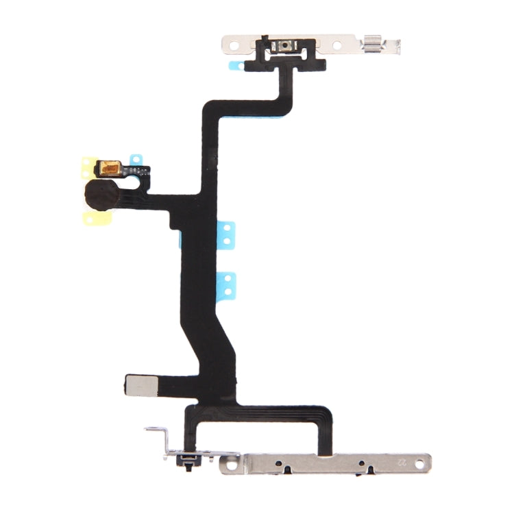 Power Button & Volume Button & Flashlight Flex Cable with Brackets for iPhone 6s - iPhone 6S/6S Plus Parts by PMC Jewellery | Online Shopping South Africa | PMC Jewellery