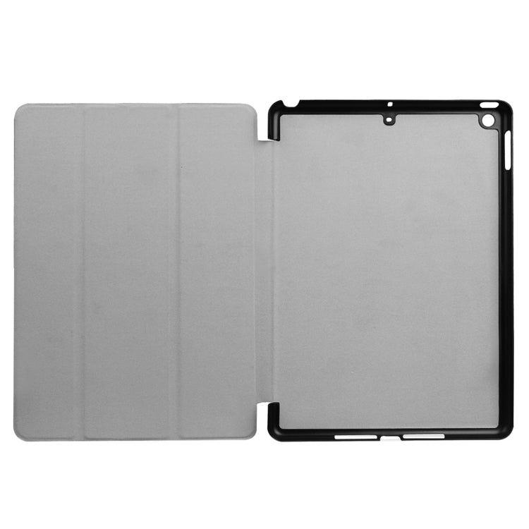 For iPad 9.7 (2018) & iPad 9.7 (2017) Custer Texture Horizontal Flip Leather Case with Three-folding Holder & Sleep / Wake-up Function(Rose Gold) - free shipping - PMC TechLife - Order now!