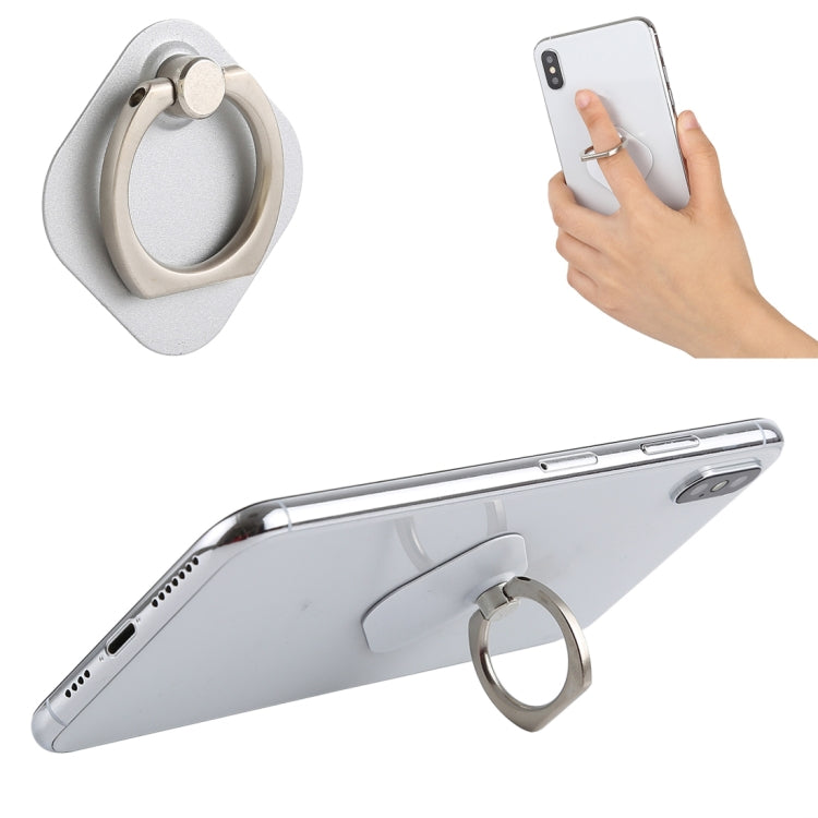 Ring Phone Metal Holder for iPad, iPhone, Galaxy, Huawei, Xiaomi, LG, HTC and Other Smart Phones (White) - Ring Holder by PMC Jewellery | Online Shopping South Africa | PMC Jewellery