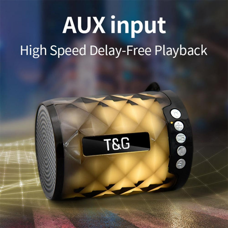 T&G TG155 Bluetooth 4.2 Mini Portable Wireless Bluetooth Speaker with Colorful Lights(Magenta) - Mini Speaker by T&G | Online Shopping South Africa | PMC TechLife | Buy Now Pay Later Mobicred
