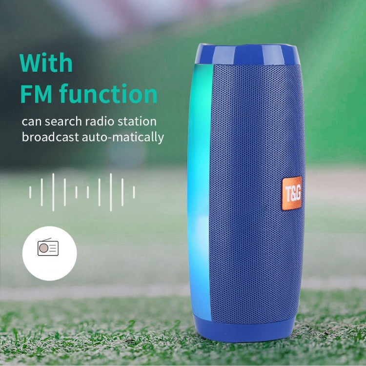 T&G TG157 Bluetooth 4.2 Mini Portable Wireless Bluetooth Speaker with Melody Colorful Lights(Green) - Mini Speaker by T&G | Online Shopping South Africa | PMC TechLife | Buy Now Pay Later Mobicred